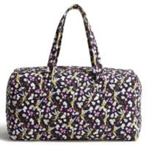 VERA BRADLEY X DISNEY Tinker Bell's Flight Quilted Large Travel Duffel Bag - Picture 7 of 7